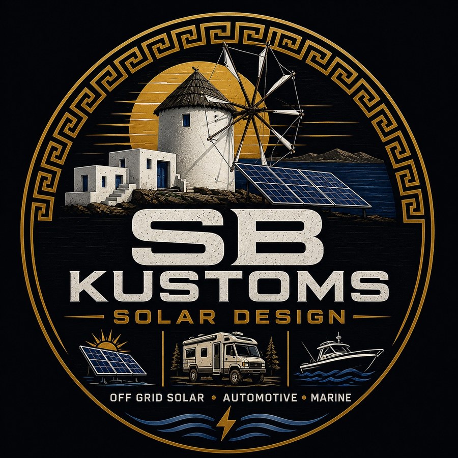 SB Kustoms Solar Design logo